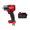 M18 Gen-2 18V lithium-ion mid-torque brushless 3/8" impact wrench with 5.0 Ah battery.