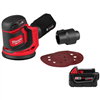 M18 18V cordless 5" random orbit sander with 5.0 Ah battery.