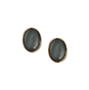Sohi women's Diana black stud earrings.