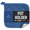 1-Pack Pot Holders for Kitchen Heat Resistant Cotton - Royal blue