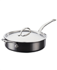 Hestan Nanobond 3.5-quart titanium stainless steel sauté pan with helper handle - discounted.