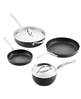 Hestan Titum fusion aluminum 6-pc. cookware set in black.