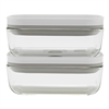 Zwilling Fresh & Save Small Vacuum Container (2-pc, Glass, Grey) with discount.