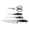 Henckels Forged Synergy 4-pc Knife Set with Shears, now 15% off.