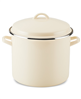 Rachael Ray 12-qt. beige covered stockpot in enamel on steel, now at a discount.