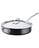 Hestan NanoBond Titanium Stainless Steel 5-Quart Covered Saute with Helper Handle