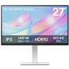 LG 27" 4K UHD Monitor (Model 27US550-W) - Borderless design.