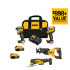 20V MAX Lithium-Ion Cordless Brushless 4 Tool Combo Kit
