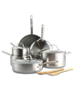 GreenPan Chatham Stainless Ceramic Nonstick 12-Pc. Cookware Set
