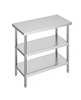 Stainless Steel Food Prep Table 18 x 36 x 34 in with Adjustable Undershelf
