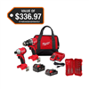 M18 18-Volt Lith-Ion Brushless Cordless Compact Hammer Drill/Impact Combo Kit (2-Tool)