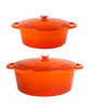 Get 20% off the BergHOFF Neo 4pc orange cast iron cookware set.