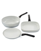 Leo Glints 3pc Ceramic Nonstick Cookware Set