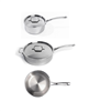 Professional 5pc Tri-Ply 18/10 Stainless Steel Starter Cookware Set