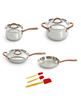 Ouro Gold 10Pc 18/10 Stainless Steel Cookware Set