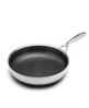 Livwell 12" diamondclad hybrid pan - stainless steel aluminum core, silver/black.