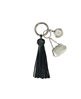 Black Patricia Nash handbag tassel bag charm, now discounted.