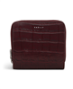 Radley London dark cherry faux croc zip wallet.