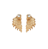 Sohi women's gold Ecarus drop earrings - now 20% off.