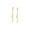 Sohi women's drizz drop earrings in gold.