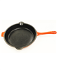 BergHOFF Neo 10" orange cast iron fry pan, now at a discount.