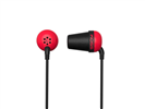 Koss Plugr noise-isolating earbuds - red.
