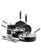 GreenPan X Bobby Flay Professional Grade Ceramic Nonstick 13-Piece Cookware Set - Black
