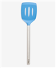The Cellar stainless steel handle blue silicone turner.