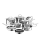 Cuisinart 13-pc. professional stainless cookware set.