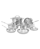 Cuisinart Chef's Classic 11-piece stainless steel cookware set.