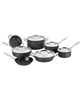 Cuisinart Greengourmet 12-pc. hard anodized cookware set - black stainless.