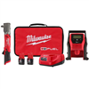 M12 FUEL 12V Lithium-Ion Brushless Cordless 1/2 in. Right Angle Impact Wrench Kit with Two 2.0 Ah Batteries & Inflator