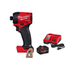 M18 Fuel Surge 18V brushless cordless hex impact driver with 8.0Ah battery & charger.