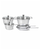 Cristel 1826 8-piece stainless steel cookware set, now with a discount.