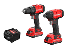 CRAFTSMAN V20 1/2 Inch Drill Driver and Impact Driver Combo Kit with Two 20V 2 Ah Batteries - CMCK201D2