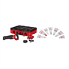 M18 fuel 18v brushless sawzall with packout box, 5.0ah battery, charger, and 32-pc blade set.