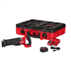 M18 FUEL18V Lithium-Ion Brushless Cordless SAWZALL Reciprocating Saw with PACKOUT Tool-Box, (1) 5.0 Battery, and Charger