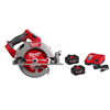 M18 FUEL 18V Lithium-Ion Brushless Cordless 7-1/4 in. Circular Saw w/ (2) FORGE 8.0 Ah Batteries & Charger