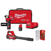 M12 Fuel Surge 12V 1/4" Hex Impact Kit with M12 Compact Spot Blower & 15-pc Titanium Set.