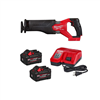 M18 FUEL GEN-2 18V Lithium-Ion Brushless Cordless SAWZALL Reciprocating Saw w/ (2) FORGE 8.0 Ah Batteries & Charger