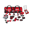 M18 18V Cordless Lithium-Ion 8-Tool Combo Kit w/ 3 Batteries, Charger, Bag