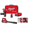 M12 FUEL SURGE 12V 1/4 in. Hex Impact Kit with M12 Compact Spot Blower with 75-Pc Bit Set