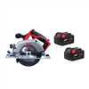 M18 18V cordless 6-1/2" circular saw with (2) 5.0 Ah batteries.