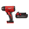 M18 18V cordless heat gun with 2Ah battery.
