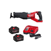 M18 FUEL 18V Lithium-Ion Brushless Cordless Super SAWZALL Reciprocating Saw w/ (2) FORGE 8.0 Ah Batteries & Charger
