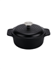 2-Quart Cast Iron Preseasoned Dutch Oven with Lid and Dual Handles - Black