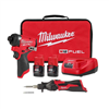 M12 FUEL 12-Volt Lithium-Ion Brushless Cordless 1/4 in. Hex Impact Driver Kit with M12 Soldering Iron