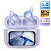 Open-Ear Wireless Clip-On Earbuds with Touch Screen