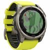 Fenix 8, 51mm, Saph Solar, BareTi - Graphite, Amp Yellow.