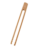 11" Burnished Bamboo Tongs with Serrated Teeth